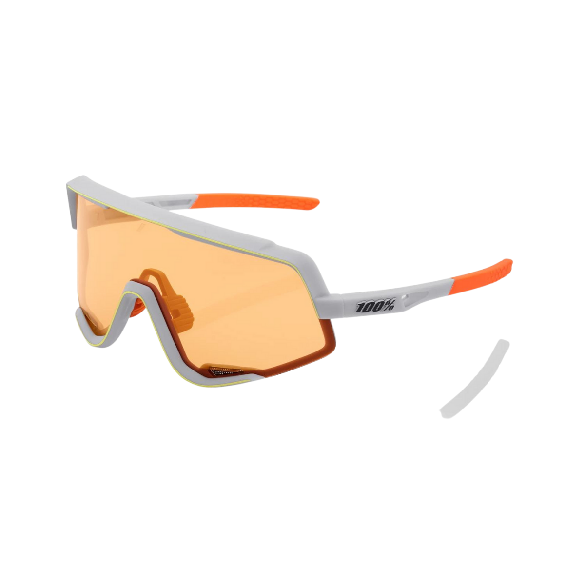 100%, 100% GLENDALE - Soft Tact Oxyfire White - Oculaire Persimmon