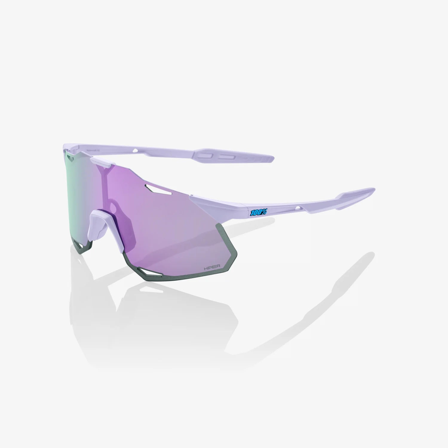 100%, 100% HYPERCRAFT XS - Soft Tact Lavender - HiPER Lavender Mirror Lens