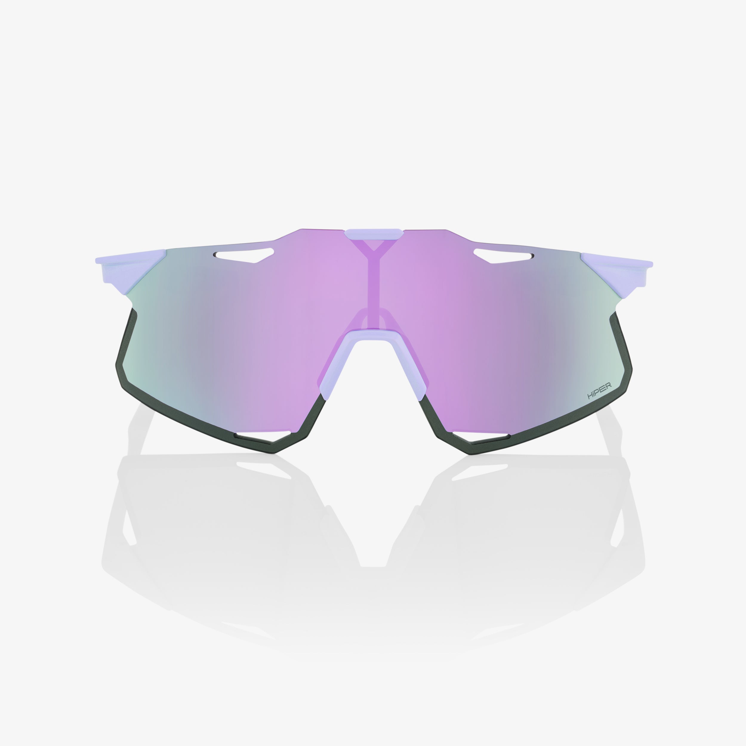 100%, 100% Hypercraft - Polished Translucent Lavender - Hiper Lavender Mirror Lens