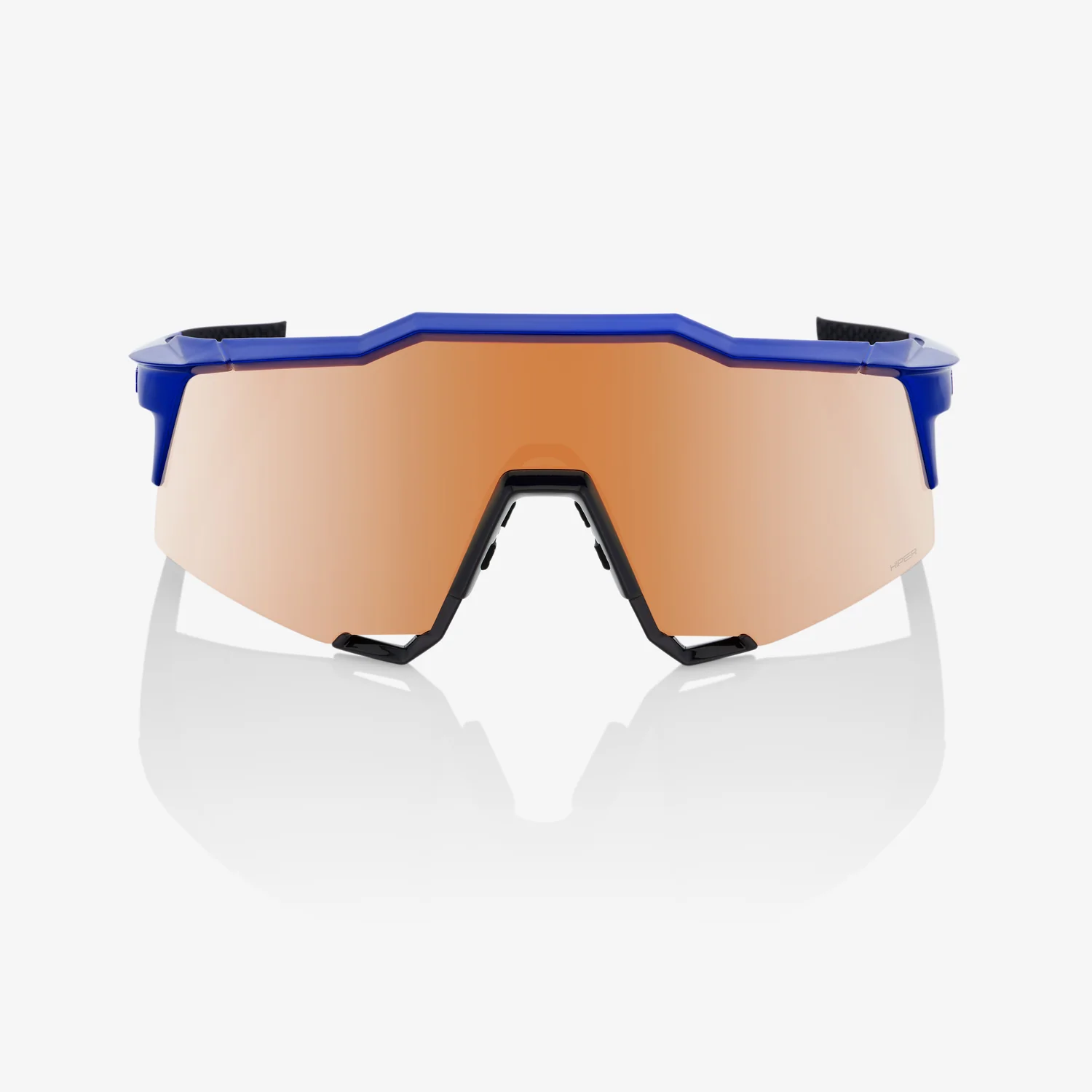 100%, 100% SPEEDCRAFT - Gloss Cobalt Blue - HiPER Copper Mirror Lens