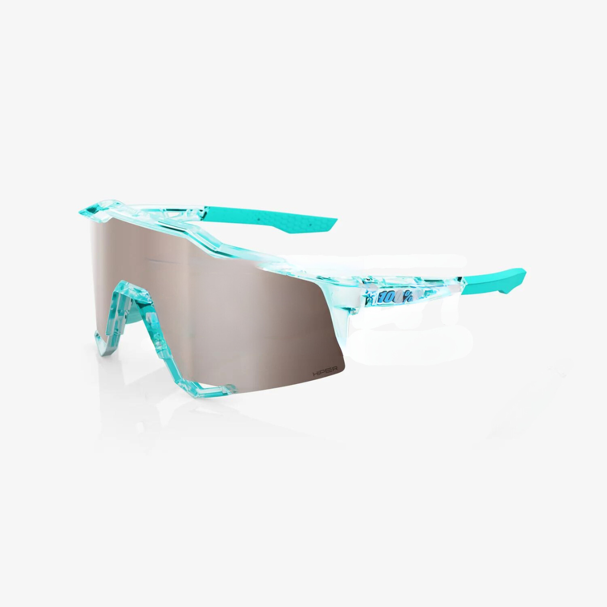 100%, 100% SPEEDCRAFT LE - Money Mike - Polished Translucent Mint - Hiper Silver Mirror Lens 60007-00033