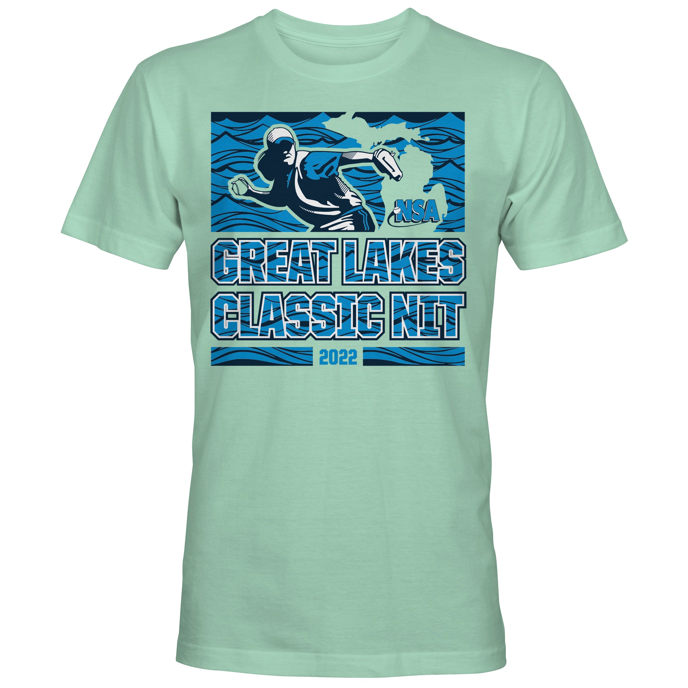 DSG Apparel, 2022 NSA Great Lakes Classic / NIT Fastpitch Tournament T-Shirt