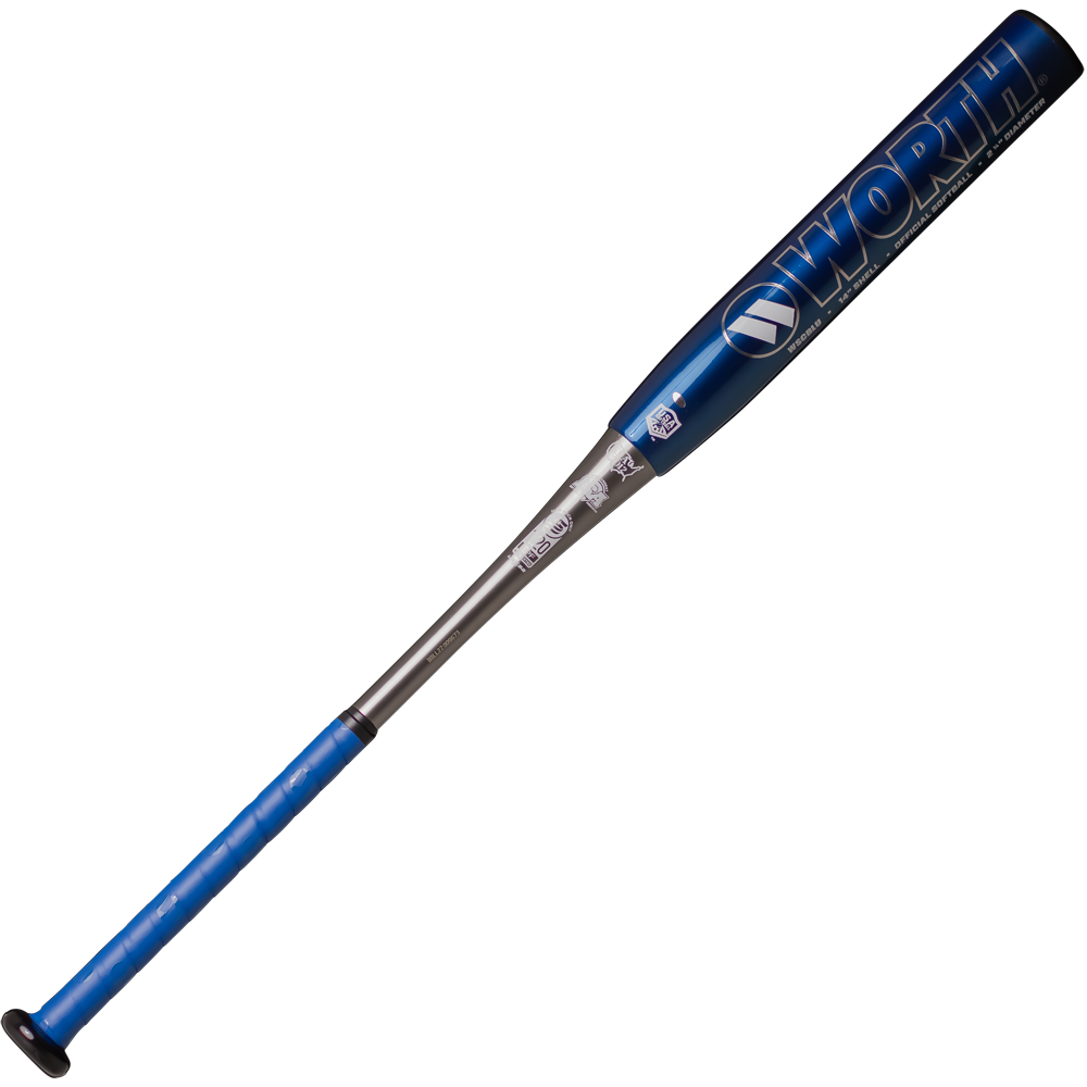 Valeur, 2023 Worth SuperCell EST 14" Balanced All Association Slowpitch Softball Bat : WSCBLU