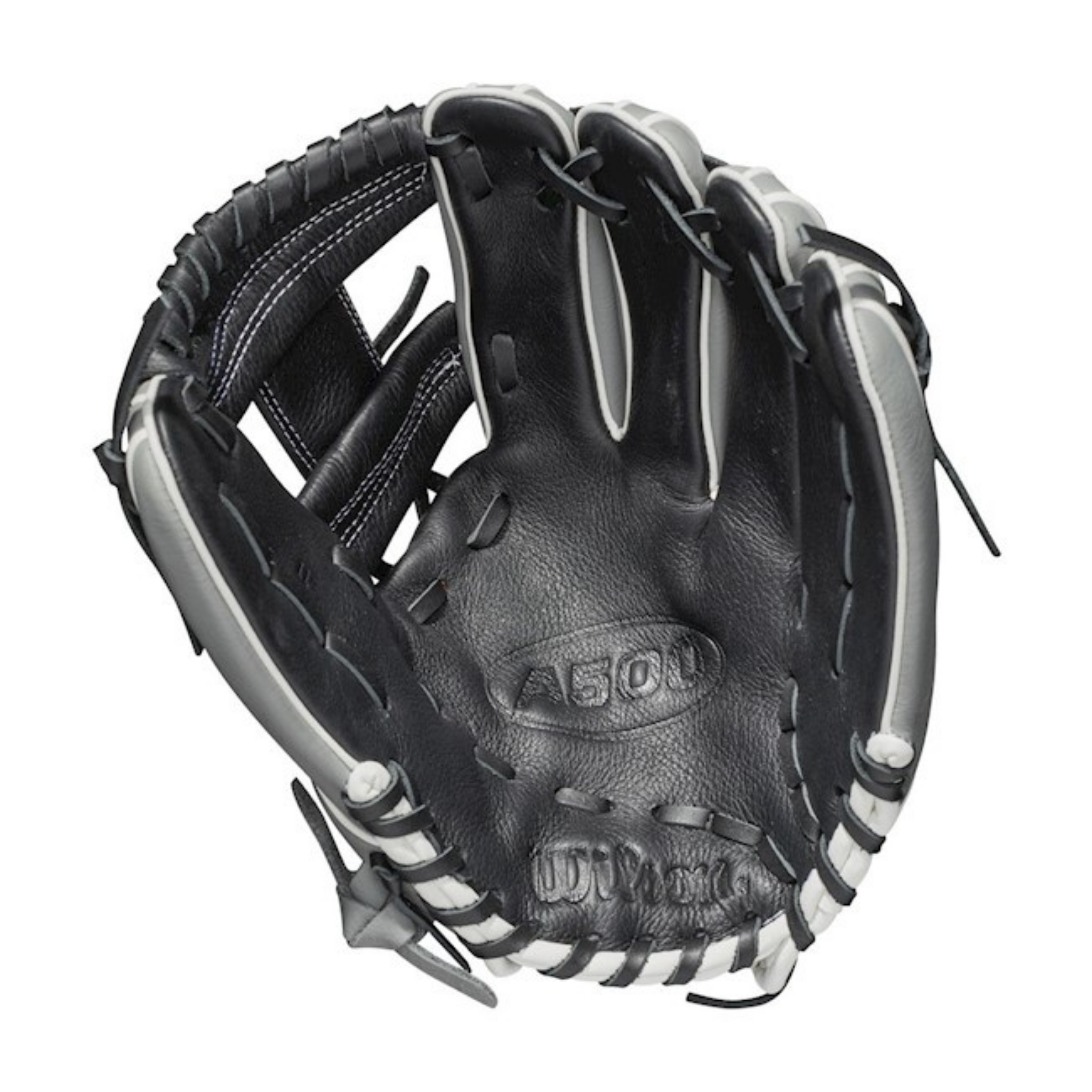 Wilson, A500 Baseball 11" Noir/Gris/Blanc