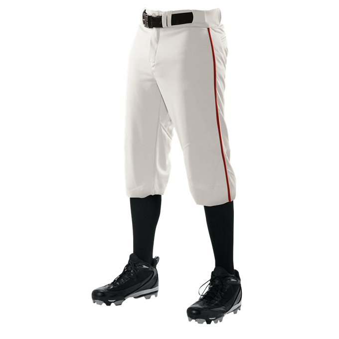 Alleson, Alleson Adult Crush Knicker Baseball Pants with Piping : 655PKB