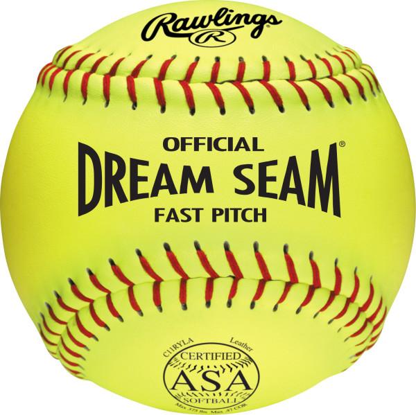 Rawlings, Balle Rawlings Dream Seam Fastpitch 11 pouces USA (ASA) - une douzaine : C11RYLA