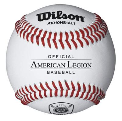 Wilson Sporting Goods, Balles de baseball Wilson A1010 HS1 SST American Legion Stamp (Douzaine) : A1010BHS1AL1