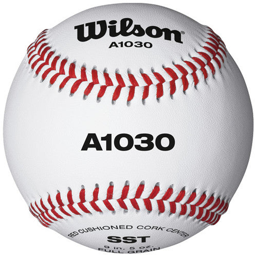 Wilson, Balles de baseball Wilson A1030B Official League - 1 douzaine : WTA1030B