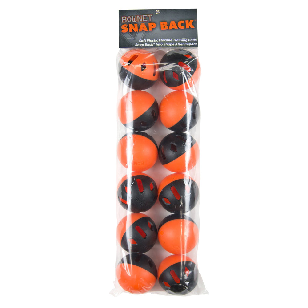 Bownet, Bownet Snap Back 9" Training Balls (12 Pack) : BN-SNAP BACK