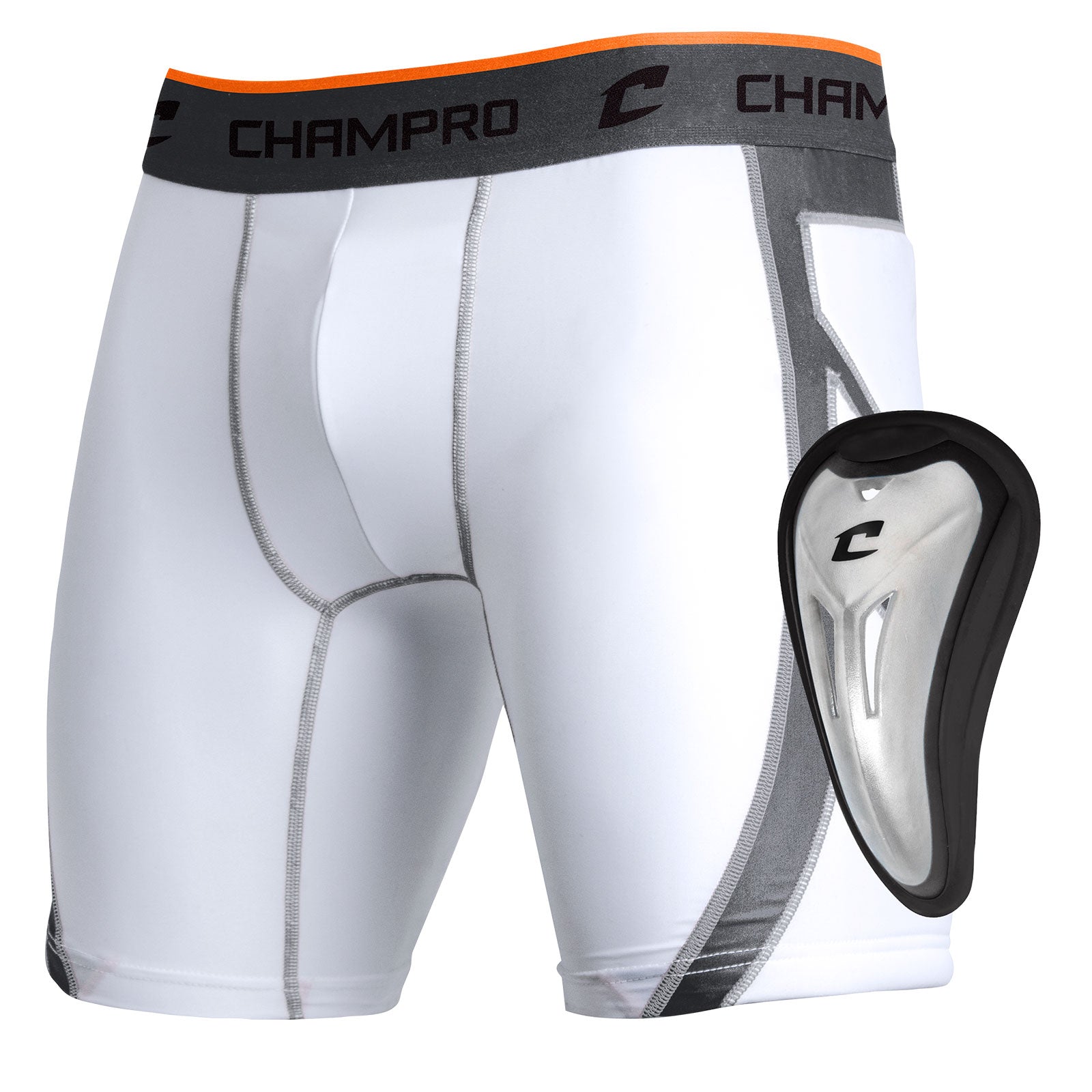 Champro Sports, Champro Wind Up Compression Sliding Short with Cup : BPS15