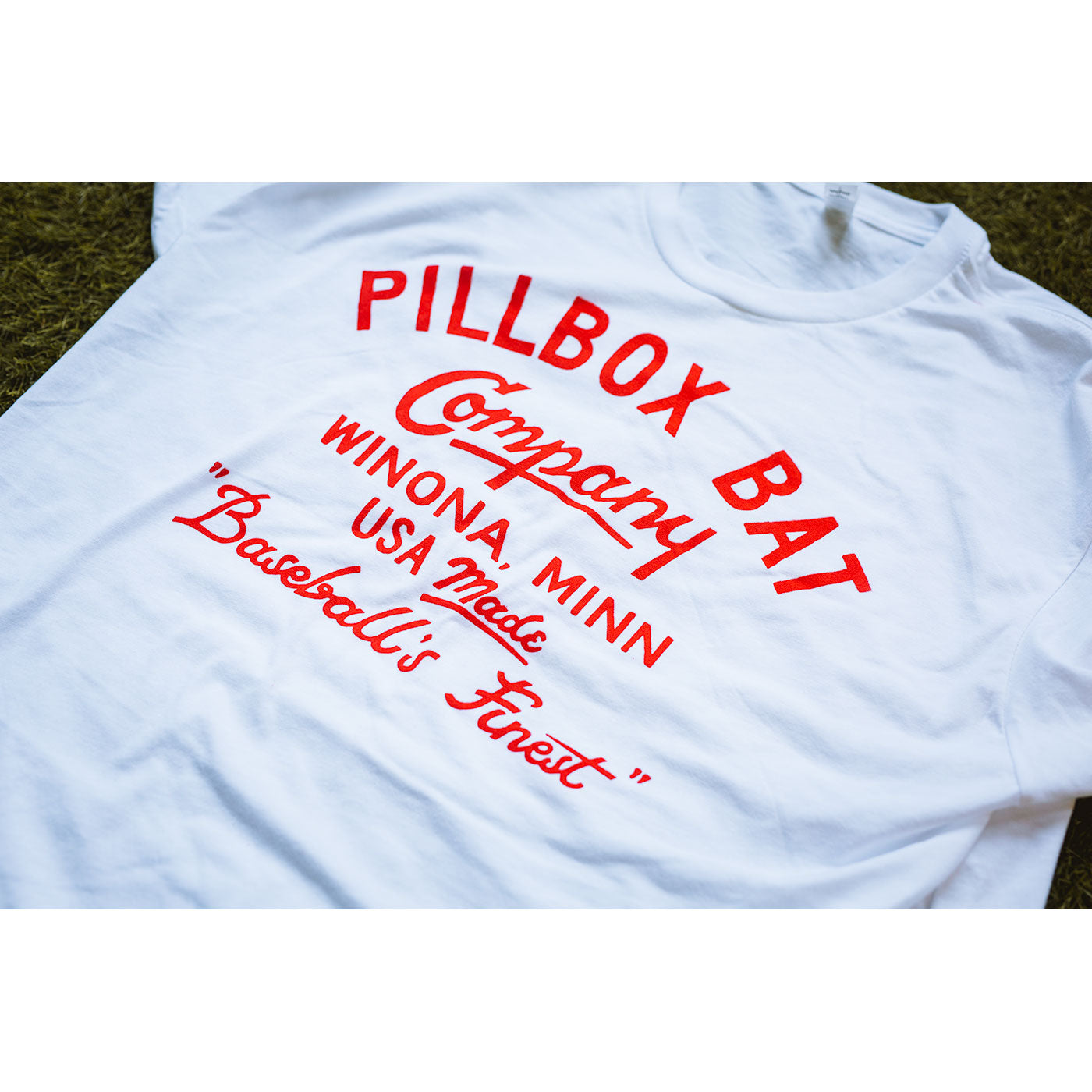 Pillbox Bat Co., Chemise "Baseball's Finest" de Pillbox - Blanc