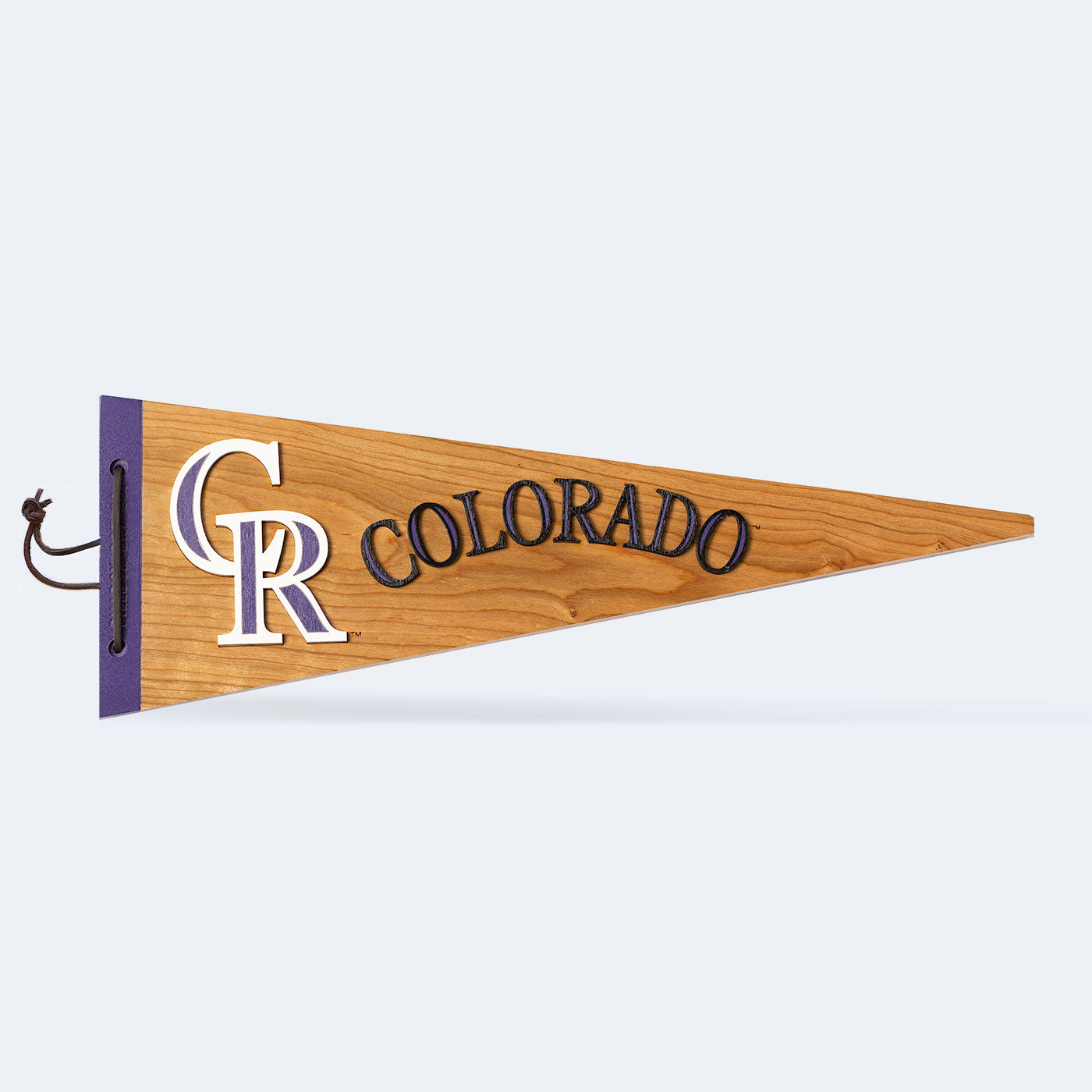 MLB, Colorado Rockies - Fanion en bois 3D MLB