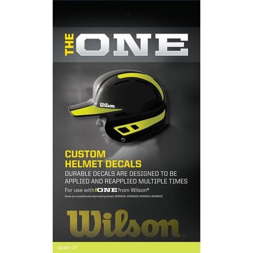 Wilson Sporting Goods, Décalcomanies pour casque Wilson The One