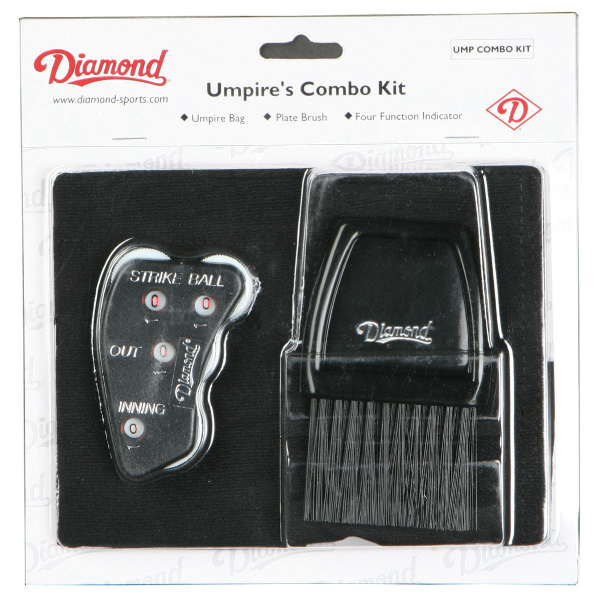 Diamant, Diamond Umpire Combo Kit (Ball Bag/Indicator/Brush) : UMP COMBO KIT