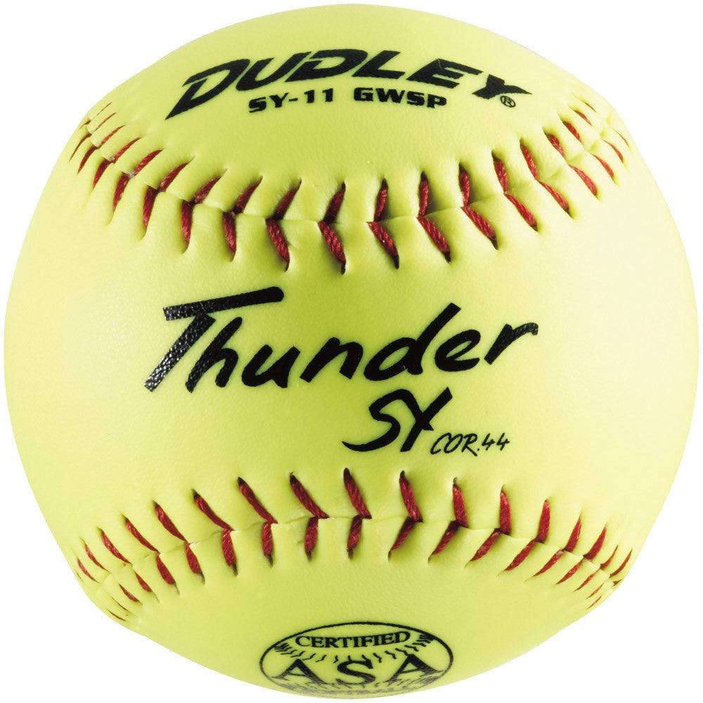 Dudley, Dudley ASA Thunder SY 11" 44/375 Balle lente synthétique :  4A-722N