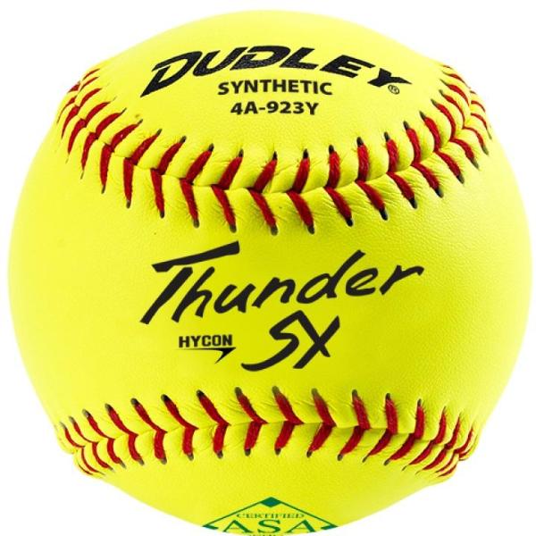 Dudley, Dudley ASA Thunder SY Hycon 11" 52/300 Balle lente synthétique : 4A-923Y