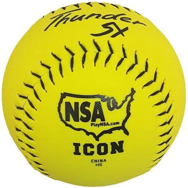 Dudley, Dudley NSA Thunder SY ICON 11" 44/400 Synthetic Slowpitch Softballs : 4E-902Y