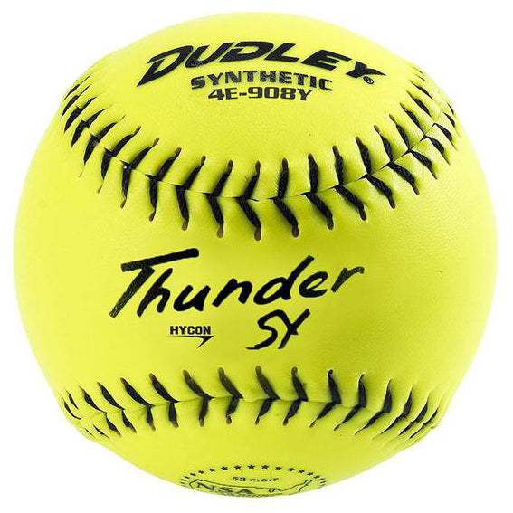 Dudley, Dudley NSA Thunder SY Senior 12" 44/400 Balle lente synthétique : 4E-908Y