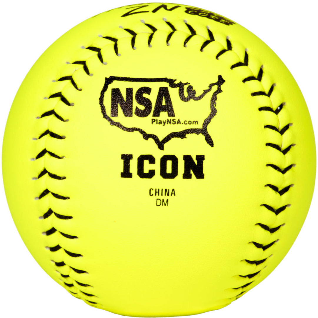 Dudley, Dudley NSA Thunder ZN Hard Core ICON 12" 44/400 Composite Slowpitch Softballs : 4E-12H