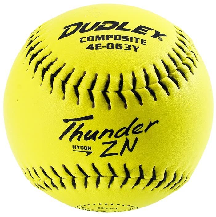 Dudley, Dudley NSA Thunder ZN Hycon 11" 52/275 Composite Slowpitch Softballs : 4E-063Y