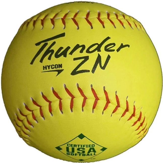 Dudley, Dudley USA/ASA Thunder ZN Hycon 11" 44/375 Composite Slowpitch Softballs : 4A-723Y