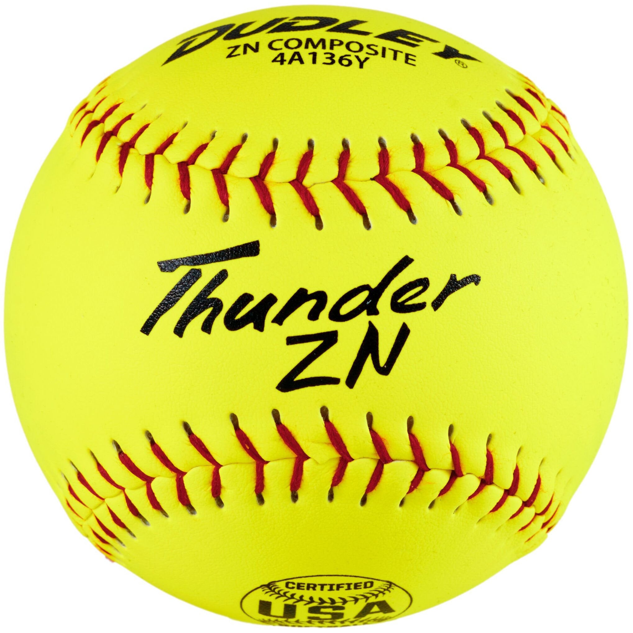 Dudley, Dudley USA/ASA Thunder ZN Hycon 12" 44/375 Composite Softballs Slowpitch : 4A-136Y