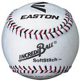 Easton, Easton 9-inch White Incredi-Ball SoftTouch Training Balls Each