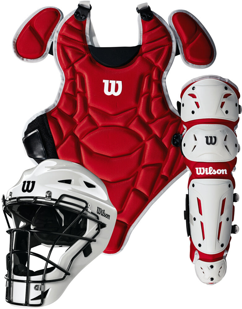 Wilson Sporting Goods, Ensemble de receveur Wilson EZ Gear 2.0 pour jeunes Baseball Taille L/XL : WB572020