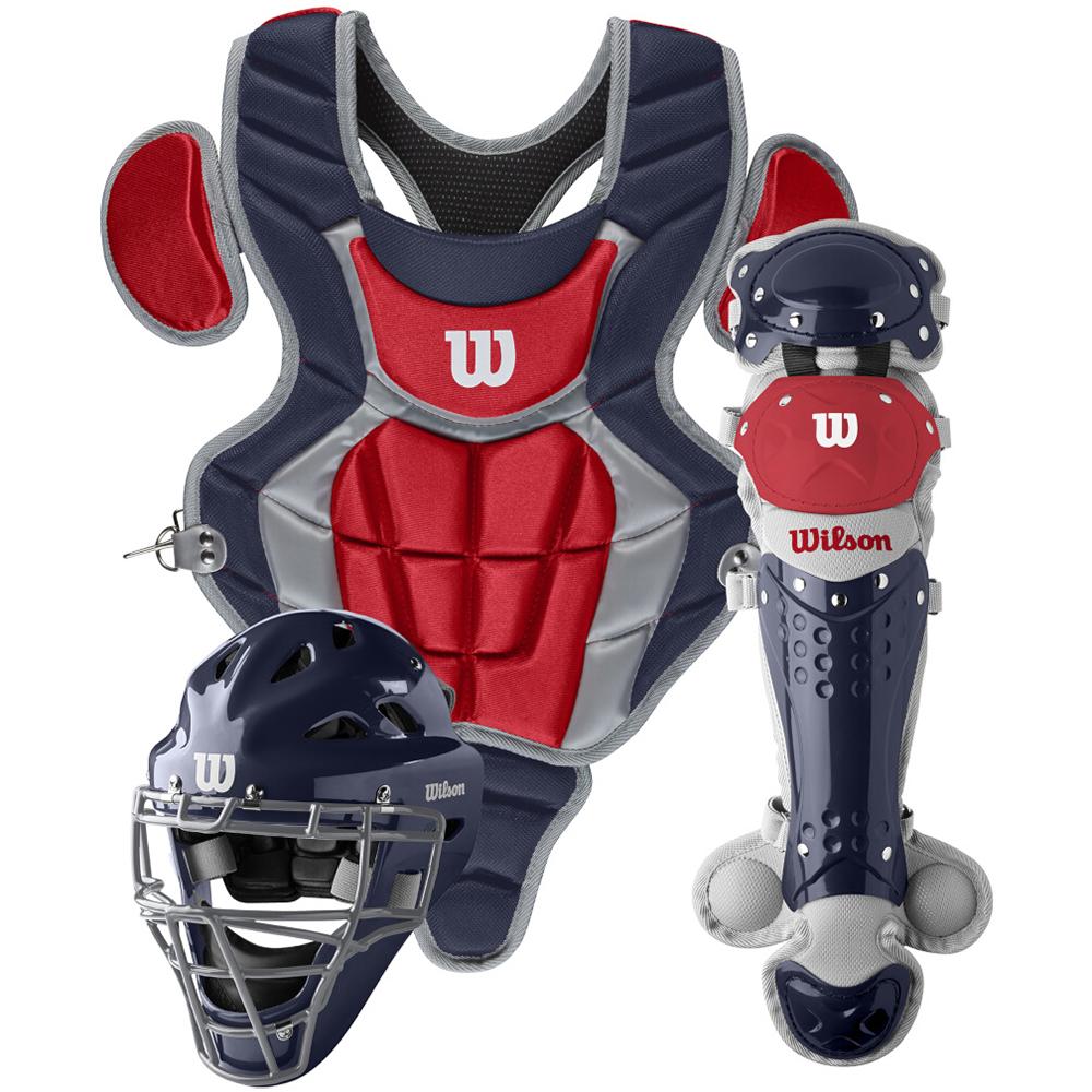 Wilson Sporting Goods, Ensemble de receveur de baseball pour jeunes Wilson C200 3-pièces : WB57116