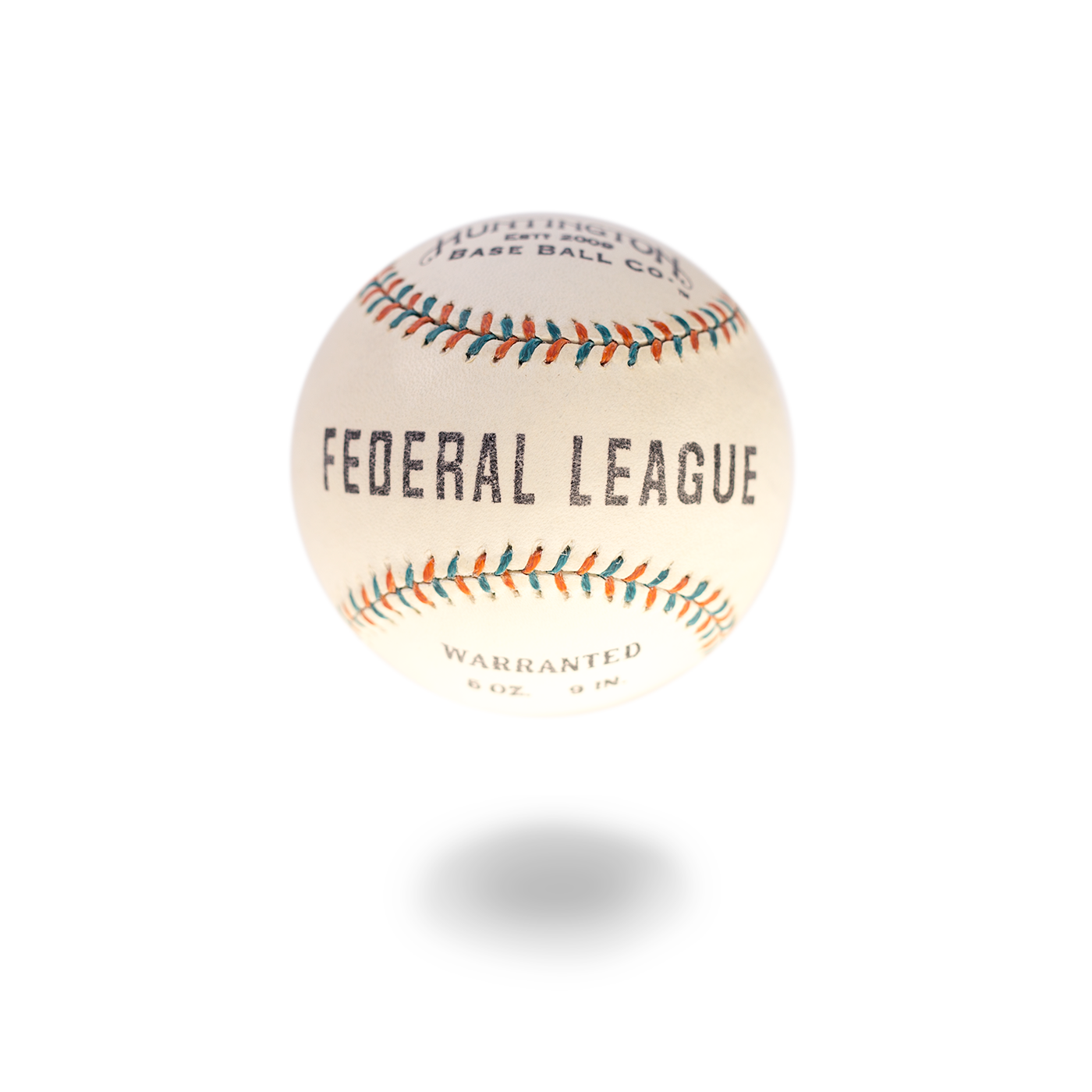 Huntington Baseball Co., FEDERAL LEAGUE BALL 1914 - 1915 x Huntington Base Ball Co.