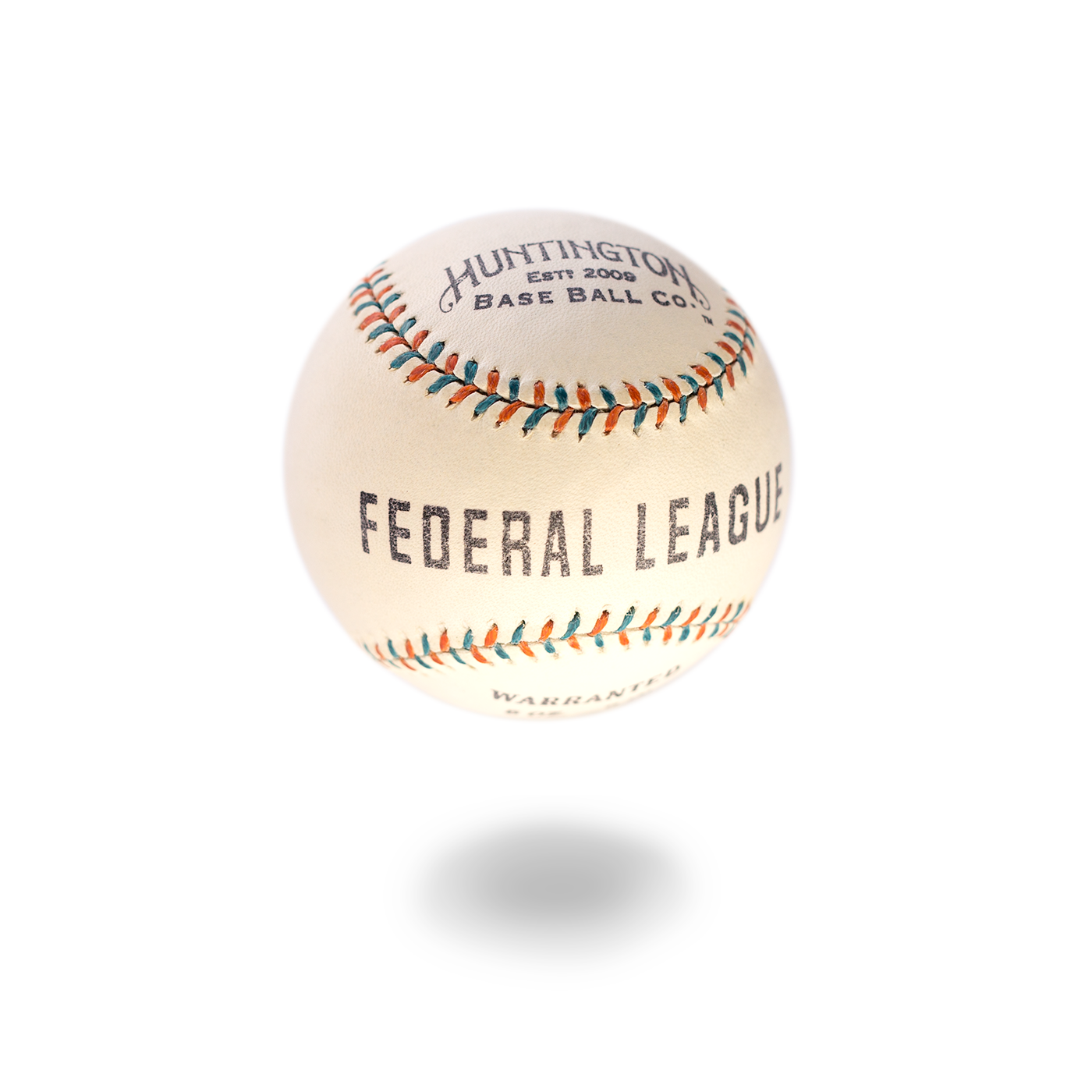 Huntington Baseball Co., FEDERAL LEAGUE BALL 1914 - 1915 x Huntington Base Ball Co.