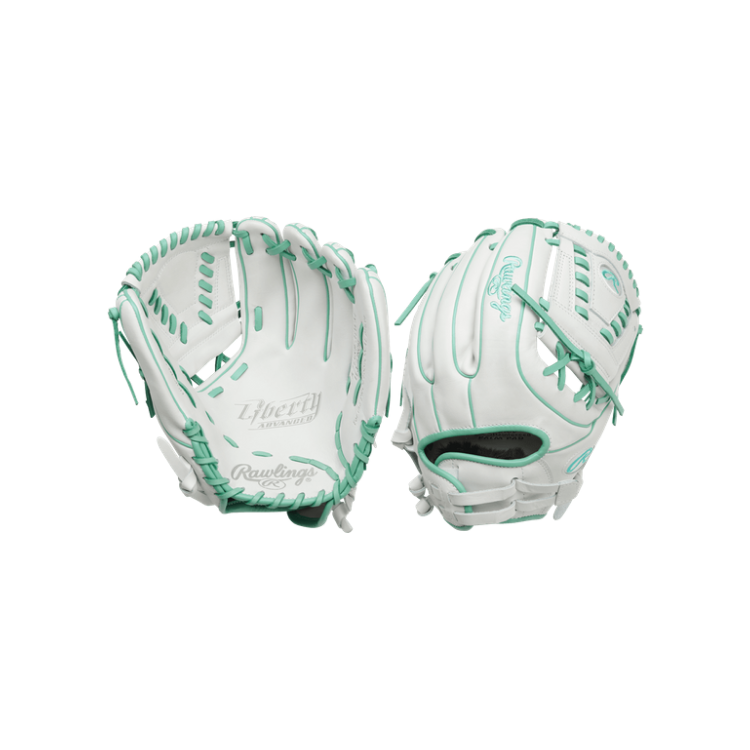 Rawlings, Gant de balle rapide 11.75" Rawlings Liberty Color Series - Blanc/Mint