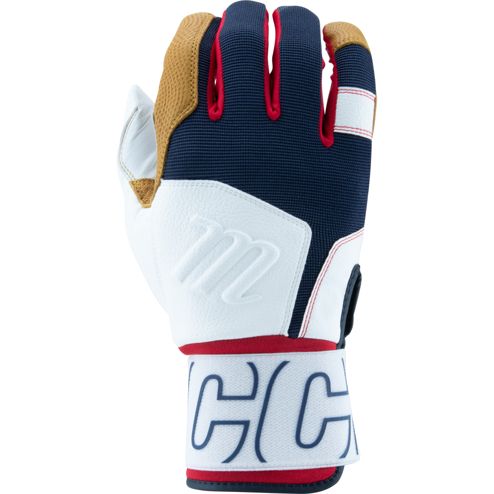 Marucci, Gants de frappeur adulte Marucci Blacksmith V2 Full Wrap : MBG2BKSMFW