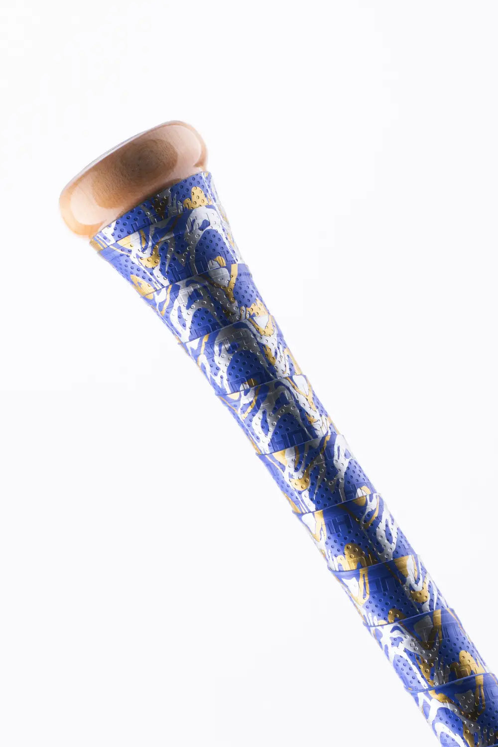 Tater Baseball - Équipement de baseball professionnel, HNDL Bat Grip - BLUE/GOLD MARBLE .5mm