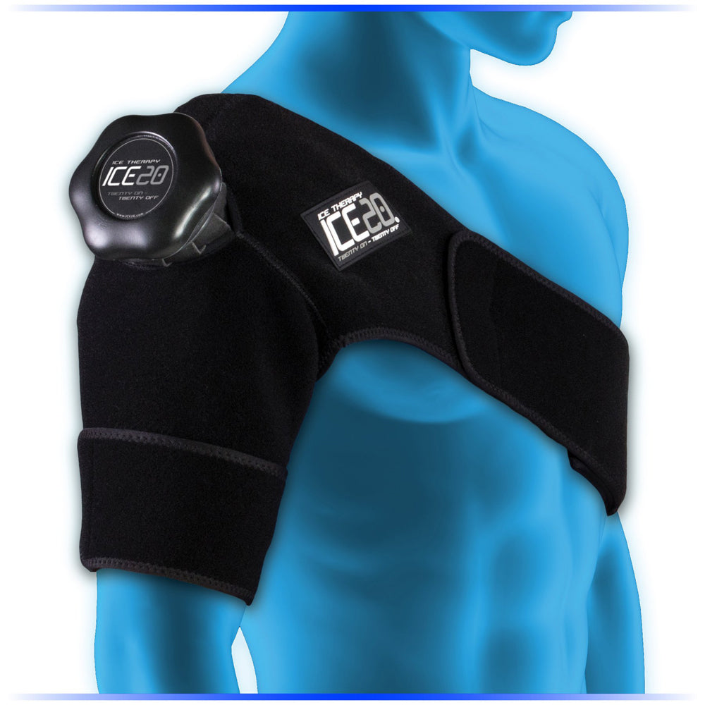 Bownet, ICE20 Enveloppe de compression glacée pour épaule simple : ICE-Shoulder