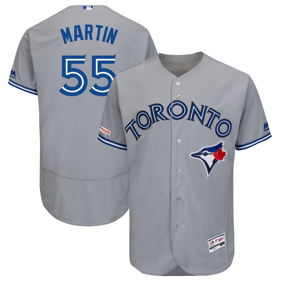 Majestueux, Majestic MLB Flex Base Official Russell Martin Blue Jays Away Jersey