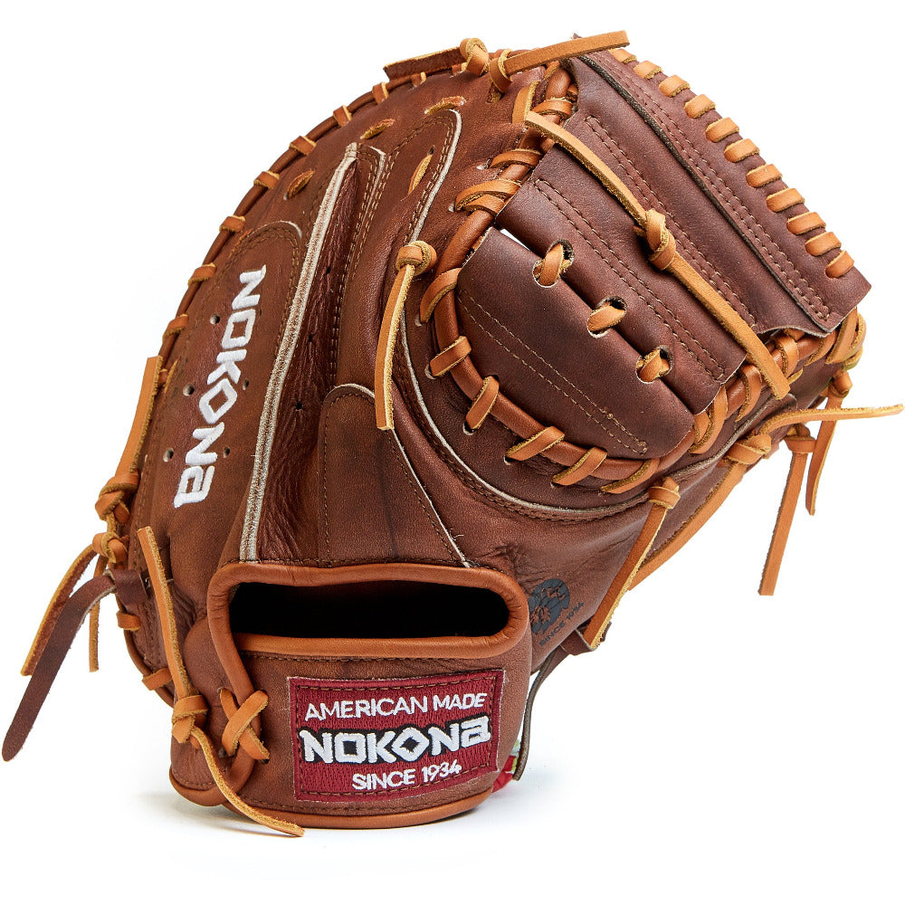 Nokona, Mitaine de receveur de baseball Nokona Walnut 33.5" : W-3350C