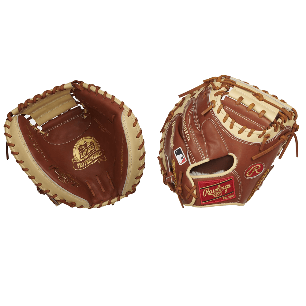 Rawlings, Mitaine de receveur de baseball Rawlings Pro Preferred 33" : PROSCM33BRC