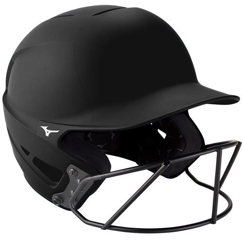 Mizuno, Mizuno F6 Solid Fastpitch Batting Helmet with Mask : 380395 / 380397