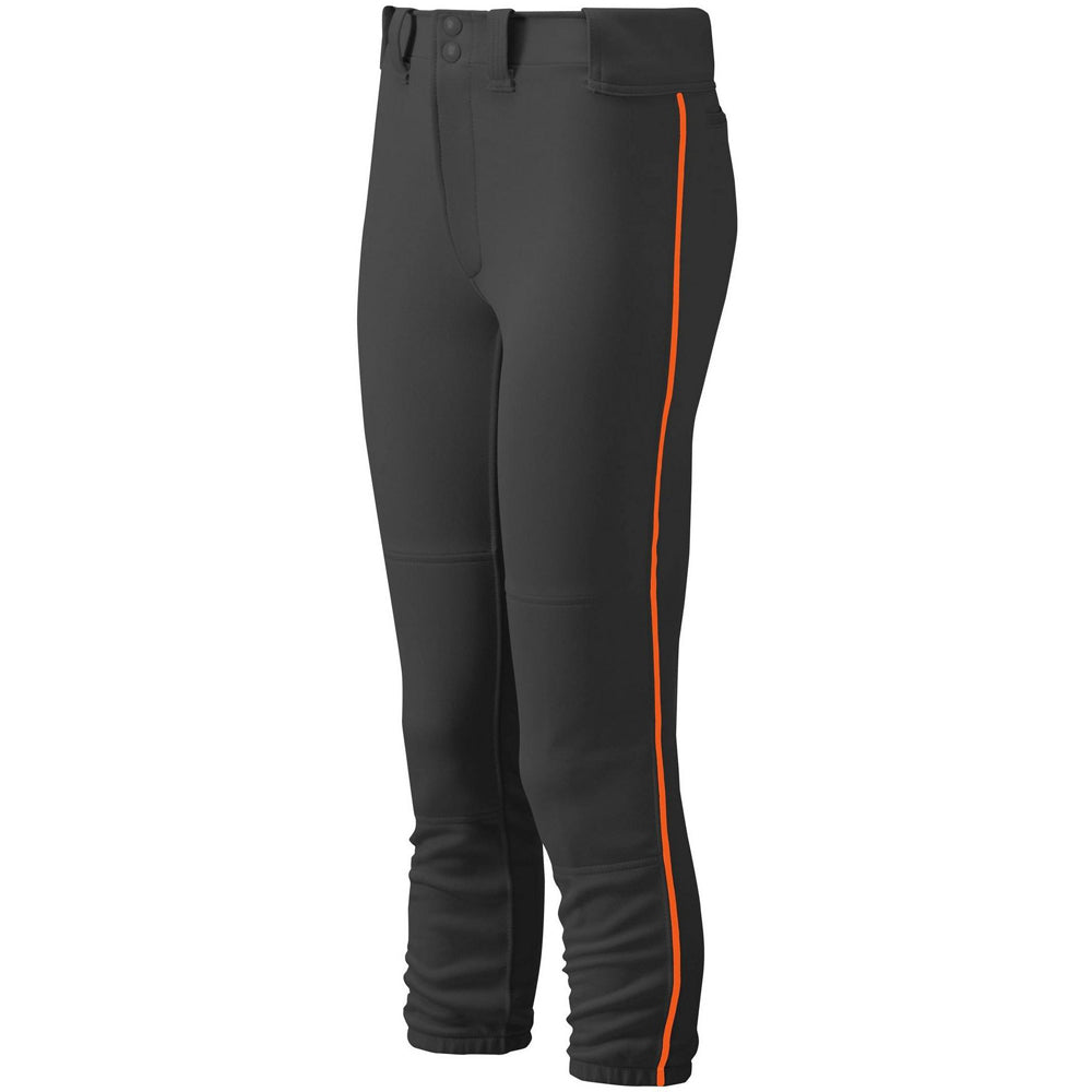 Mizuno, Mizuno Girl's Belted Piped Fastpitch Softball Pants : 350963