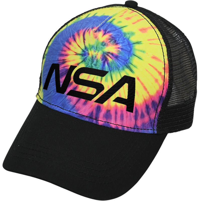 Pacific Headwear, NSA Classic Series Neon Tie Dye Snapback Hat : TD9200-NR