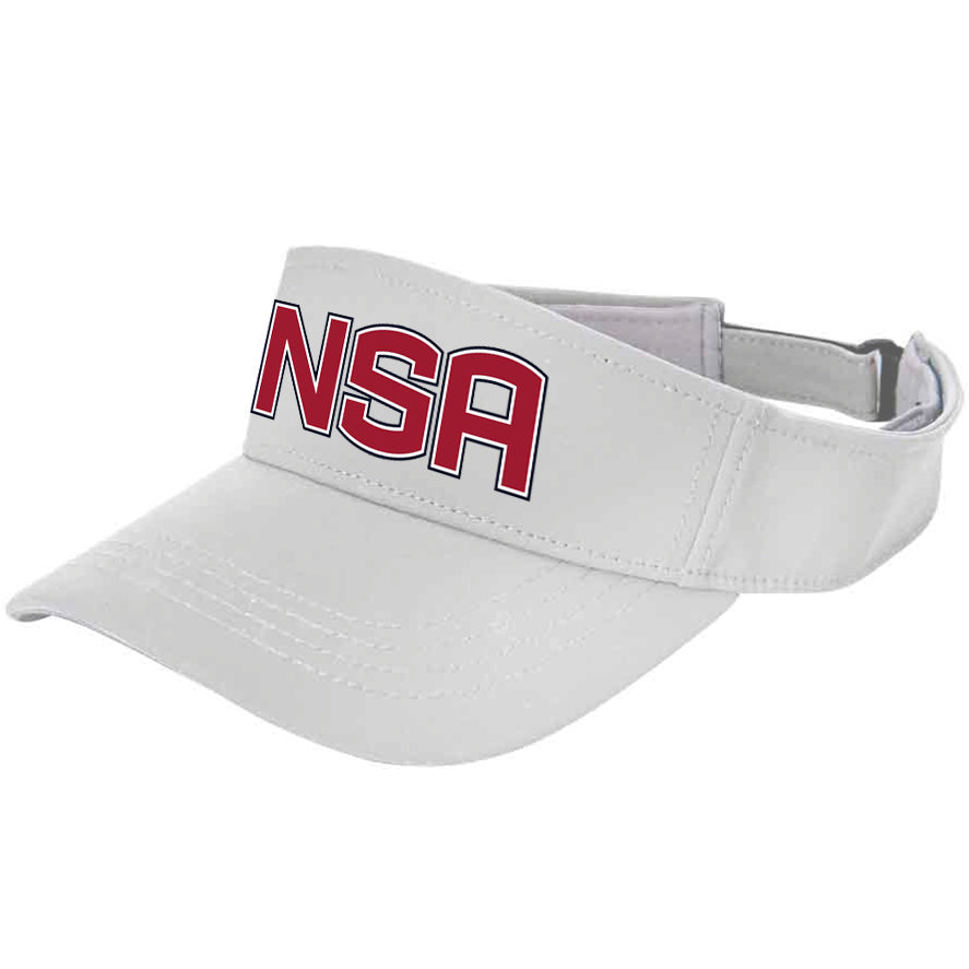 Champro Sports, NSA Classic Series Visière blanche : HV6-W-RWB