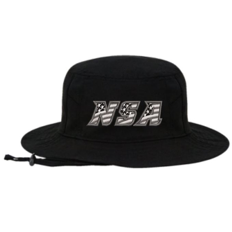 Vêtements de tête Pacific, NSA Flag Series Bucket Hat : 1944B-BLK