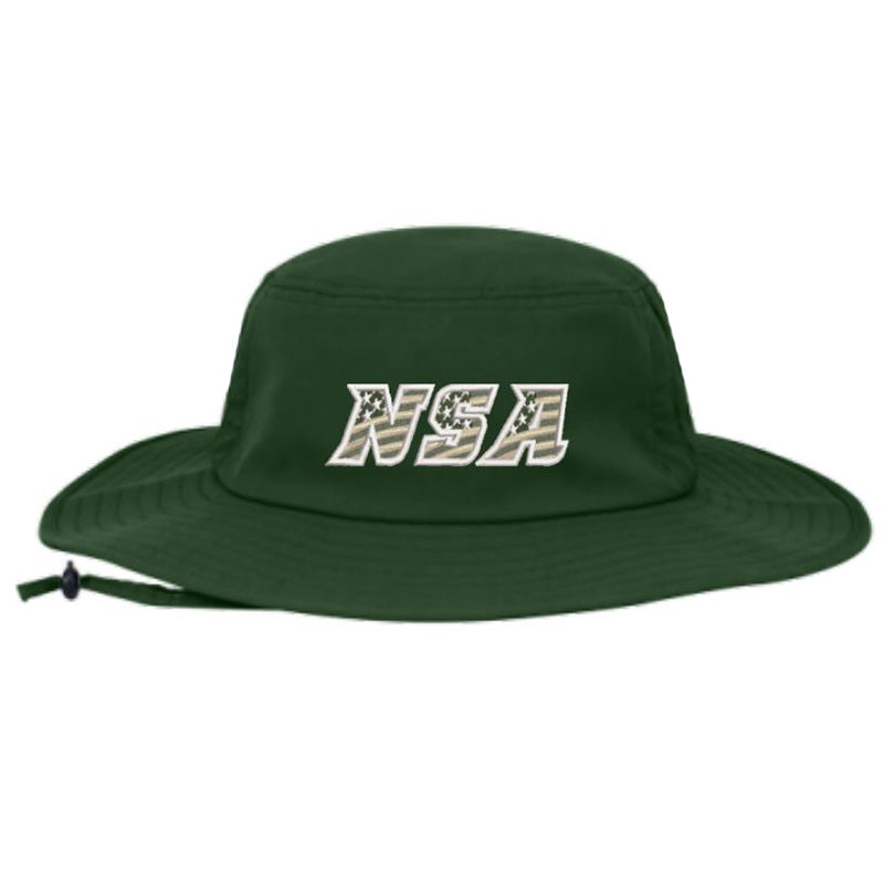 Casques Pacific, NSA Flag Series Bucket Hat : 1946B-DKGRN