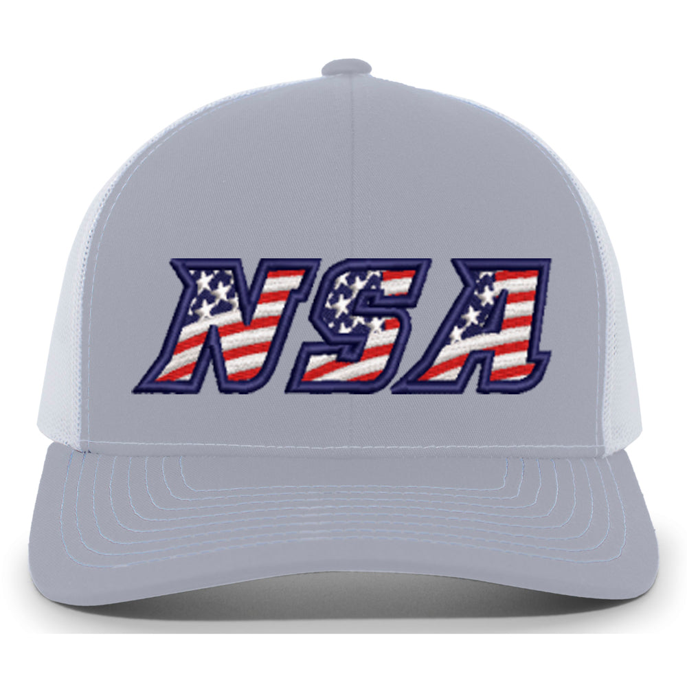 Casques Pacific, NSA Flag Series Heather Snapback Hat : 104S-HEWH