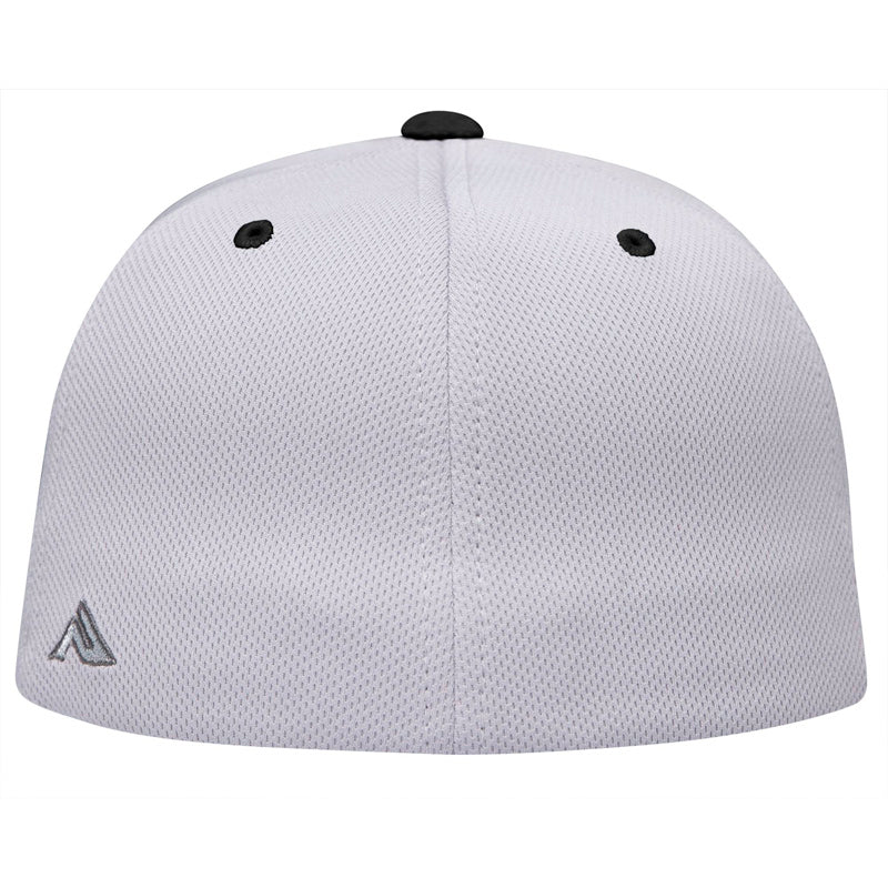 Casques Pacific, NSA Flag Series Silver Black Flex Fit Hat : ES342-SLBK