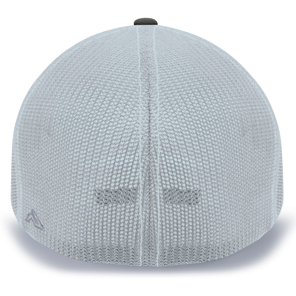 Casques Pacific, NSA Flag Series Silver Flex Fit Hat : 404M-SVBK-BK