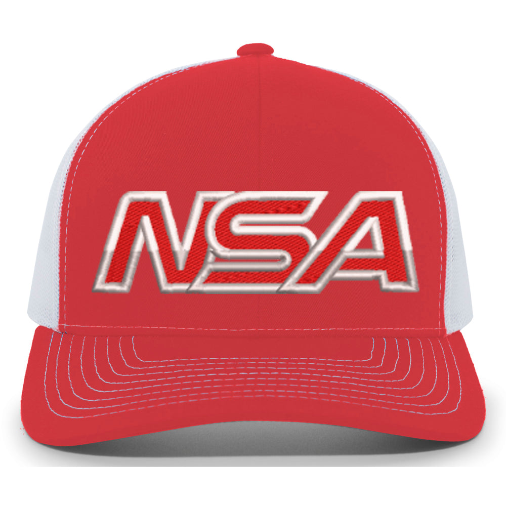 Casques Pacific, NSA Outline Series Casquette rouge : 104-RDWH