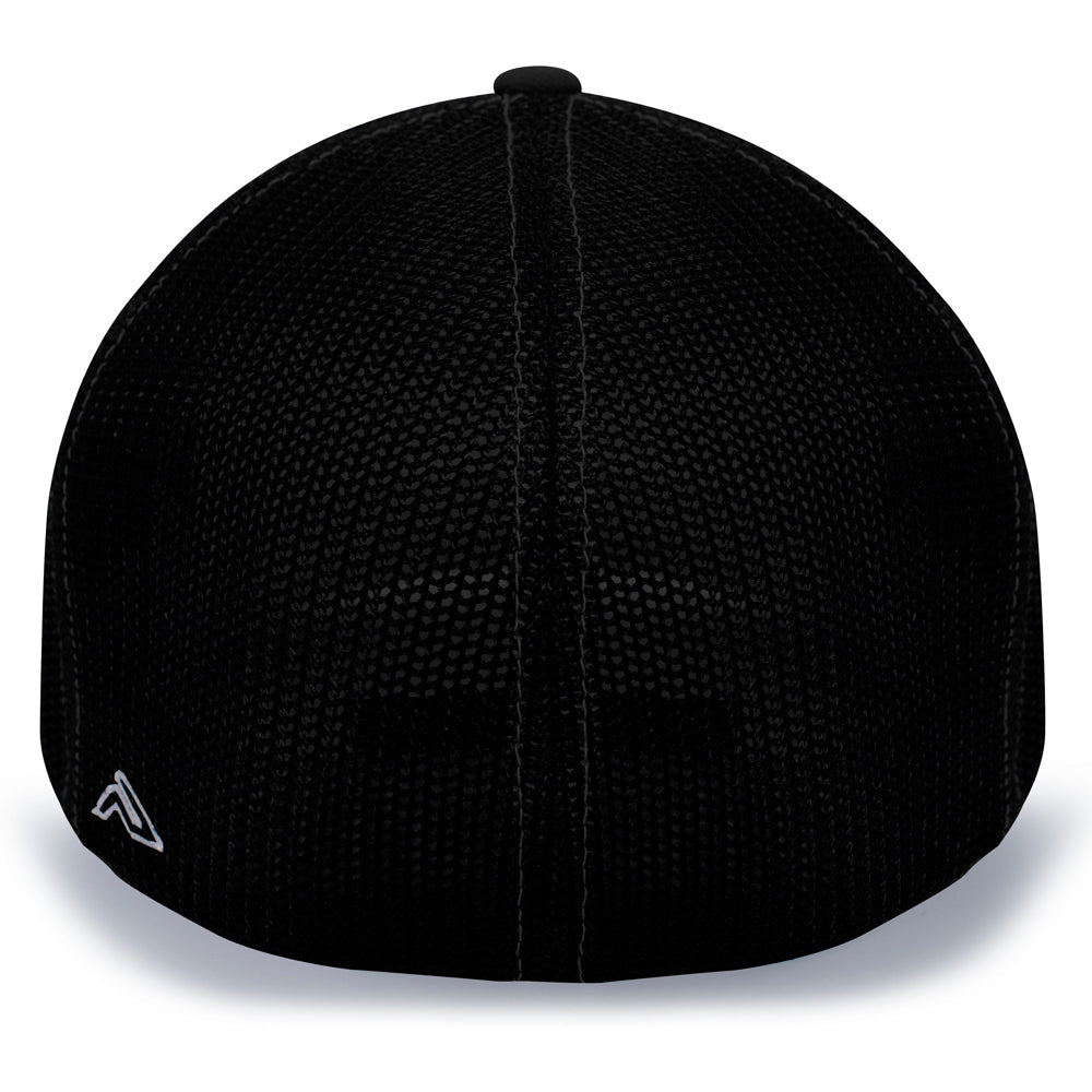 Casques Pacific, NSA Outline Series Graphite Black Flex Fit Hat : 404M-GRBK