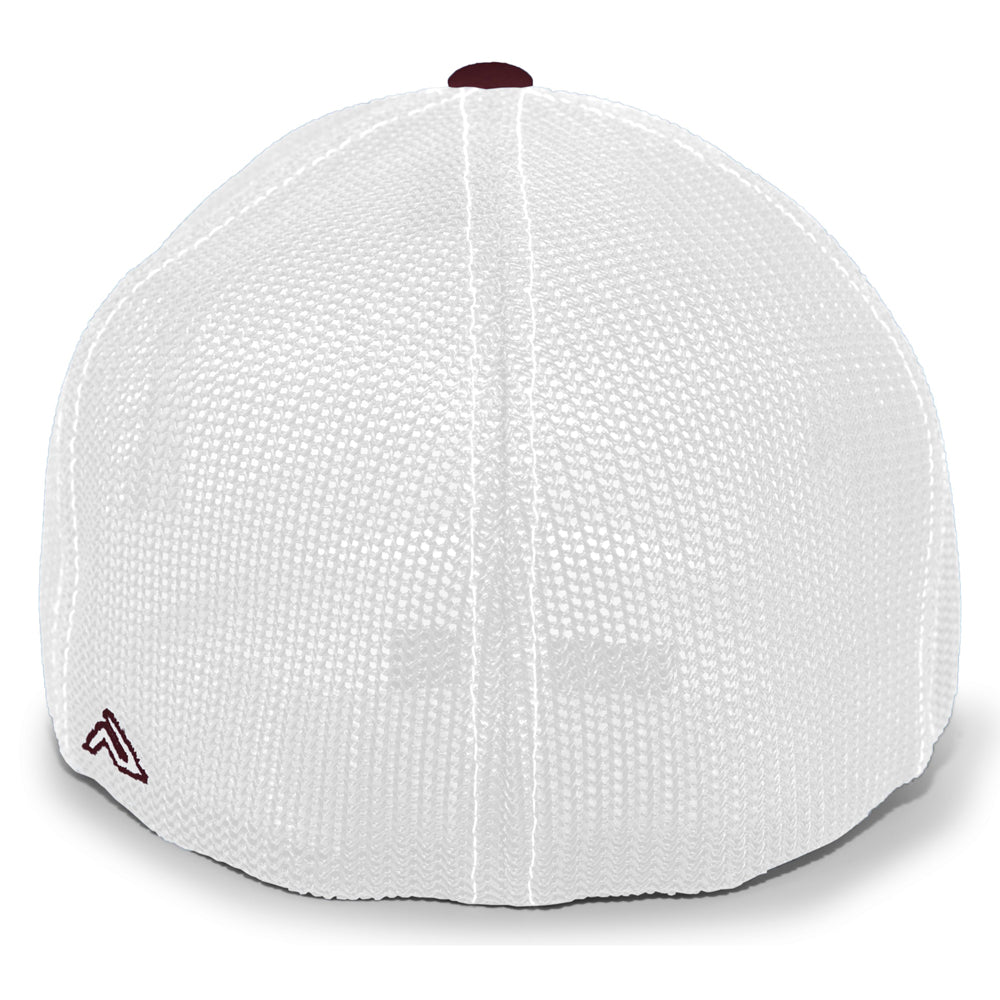 Casques Pacific, NSA Outline Series Maroon Flex Fit Hat : 404M-MAWH